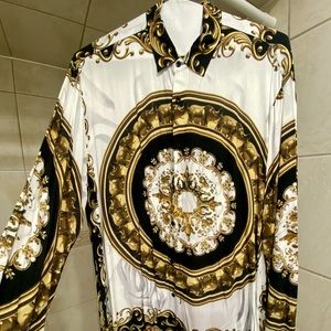 Men’s vintage Zara print button shirt 🔥🔥🔥 size Large